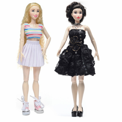 Laag MOQ originele ontwerp aanpassing 30cm mode pop kleding voor Barbie poppen