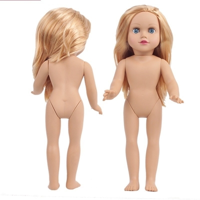 Custom Costumes Outfits 18 inch Afro-Amerikaanse Pop 45cm Pop voor meisjes Witte Bruine Huid