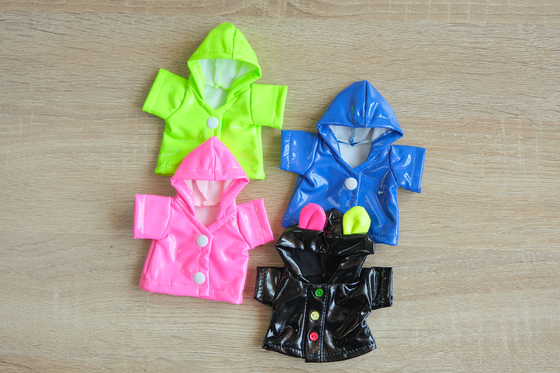 Aanpasbaar 12cm Bear Doll Kleding SQ-01 Katoen Unisex