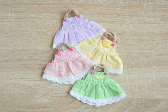 Aanpasbaar 12cm Bear Doll Kleding SQ-01 Katoen Unisex