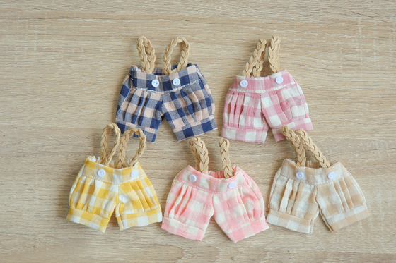 Cotton Mini poppenkleding lange mouwen jurken tassen poppen accessoires