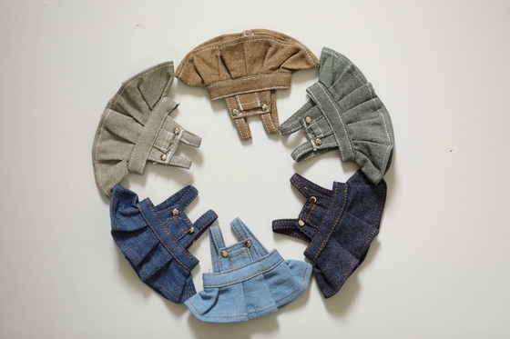 Aanpassing PLUSH TOY BEAR jeans trench jas jeans wissel speelgoed voor kinderen