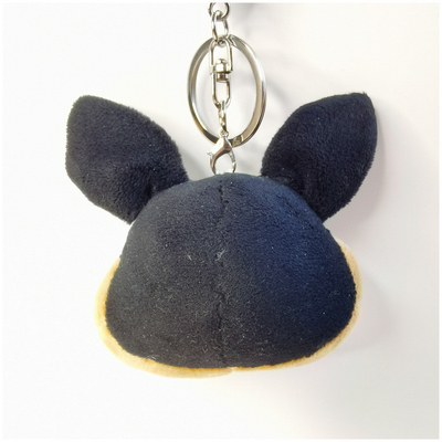 Schattig katoen op maat pluis pop hond sleutelhanger Voor tas decoratie