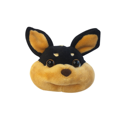Schattig katoen op maat pluis pop hond sleutelhanger Voor tas decoratie