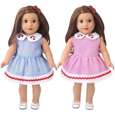 Op maat gemaakte 18 inch Amerikaanse pop OEM Originele ontwerp Verschillende outfits Style Case Show