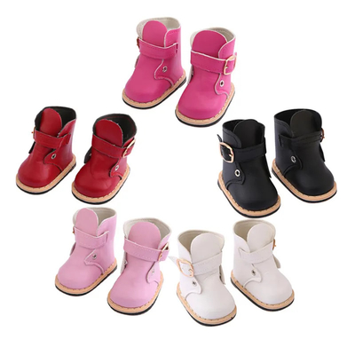 ODM Pop Accessoires 18 inch Amerikaanse meisje pop schoenen 45cm aantrekken winter schoenen pop schoenen