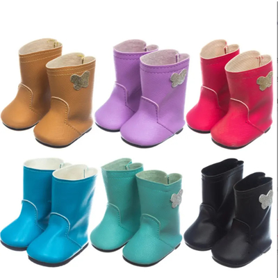 ODM Pop Accessoires 18 inch Amerikaanse meisje pop schoenen 45cm aantrekken winter schoenen pop schoenen