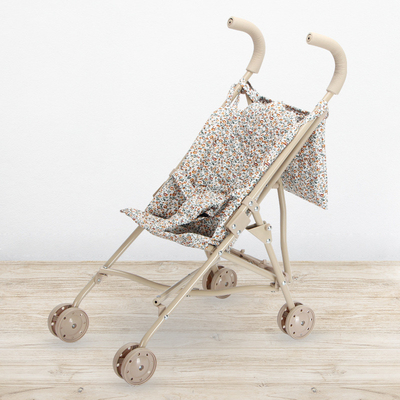 Gepersonaliseerde klassieke kostbare speelgoed cadeau Basic Baby Pop Stroller voor peuters met rugzak Pop Buggy