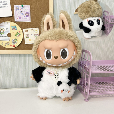Nee Design Labubu pop kleed trui speelgoed kleed kleurrijk pak set Labubu cartoon jurk