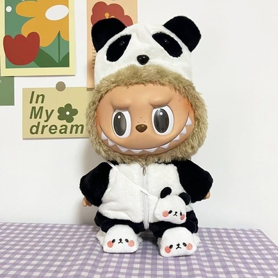 Nee Design Labubu pop kleed trui speelgoed kleed kleurrijk pak set Labubu cartoon jurk